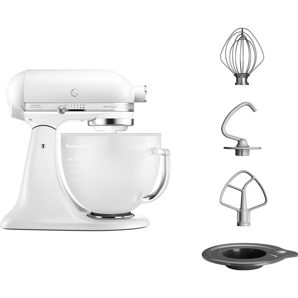 Настольный миксер с откидным блоком Artisan 4.8 л KitchenAid 5KSM156WPEDR